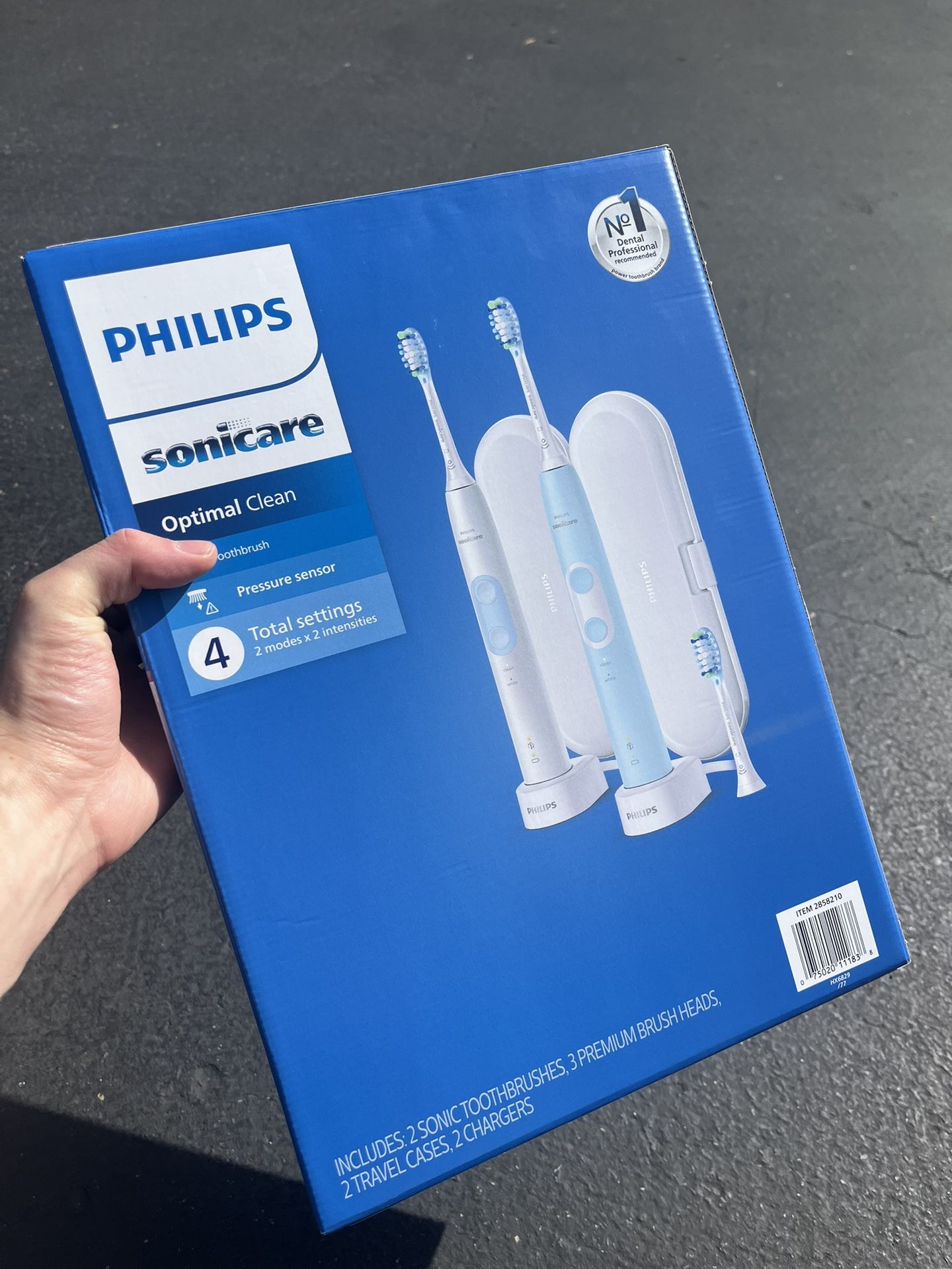 New Sonicare Twin Toothbrush Set