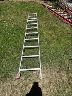 Werner 16 Foot H Style Aluminum Extension Ladder