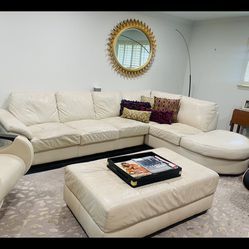 Section Couch And Ottoman 