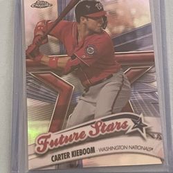 Topps Chrome Carter Kieboom Future Stars Refractor-Card #FS-6