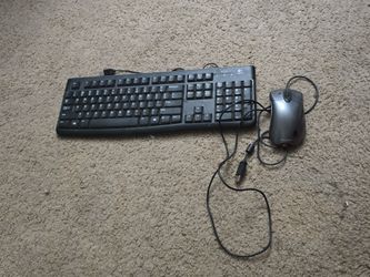 Logitech K120 Keyboard and Microsoft Mouse