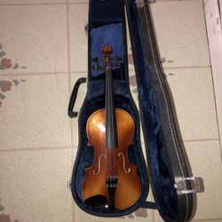 Vintage Joseph Lorenz LUBY (Schonbach) Czechoslovakia Violin w/ Hardcase 1/4 Scale 