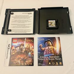 Nintendo DS Lego Lord of the Rings Game Complete with Box and Manual CIB