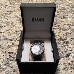 Hugo Boss Watch With Leather Band - Part Replacement Needed