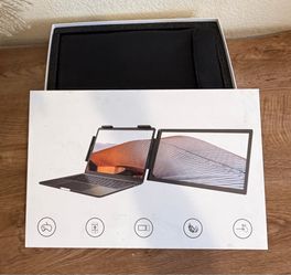 15.6” Portable Monitor Full HD 1080P USB-C/HDMI Laptop Second Screen w/ Box