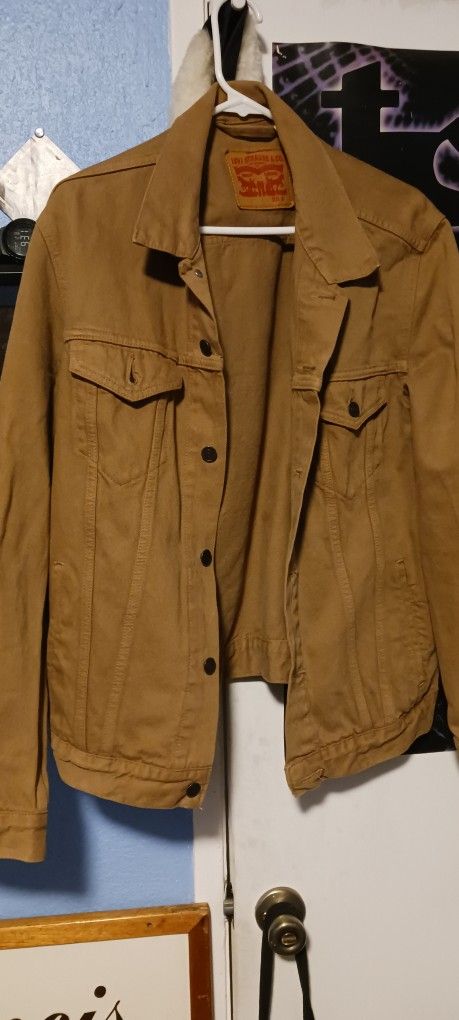Brown Men's Large Levi Jacket