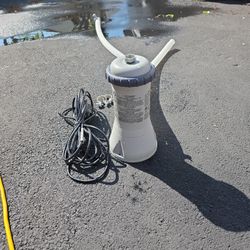 Pool Pump Intex Pump Model. C1000 