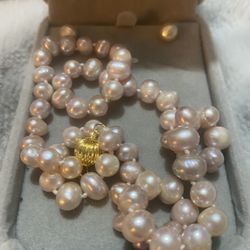 Light Pink Pearl Salt Water Small Size 