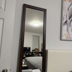 Full-Length Mirror 46x17 – Wooden Frame