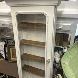 Lovely Vintage Display Cabinet - Solid & Heavy