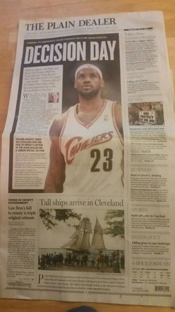July 8th, 2010. The day LeBron left us for Miami