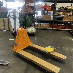 Brand New New Lithium Power Pallet Jack 3300 Lbs Cap 48”x27” 