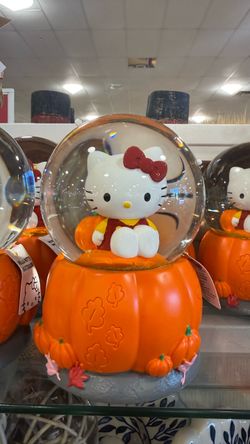 Hello kitty Halloween snow globes