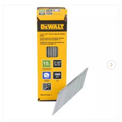 1-1/2 in. x 15-Gauge DA 34-Degree Bright Finish Nails (1000-Pack)