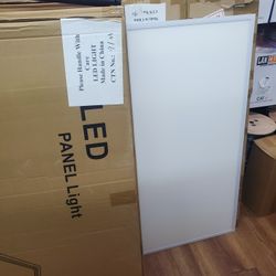  Integrated LED Flat Panel  Light Fixture a, 6500K Bright White 