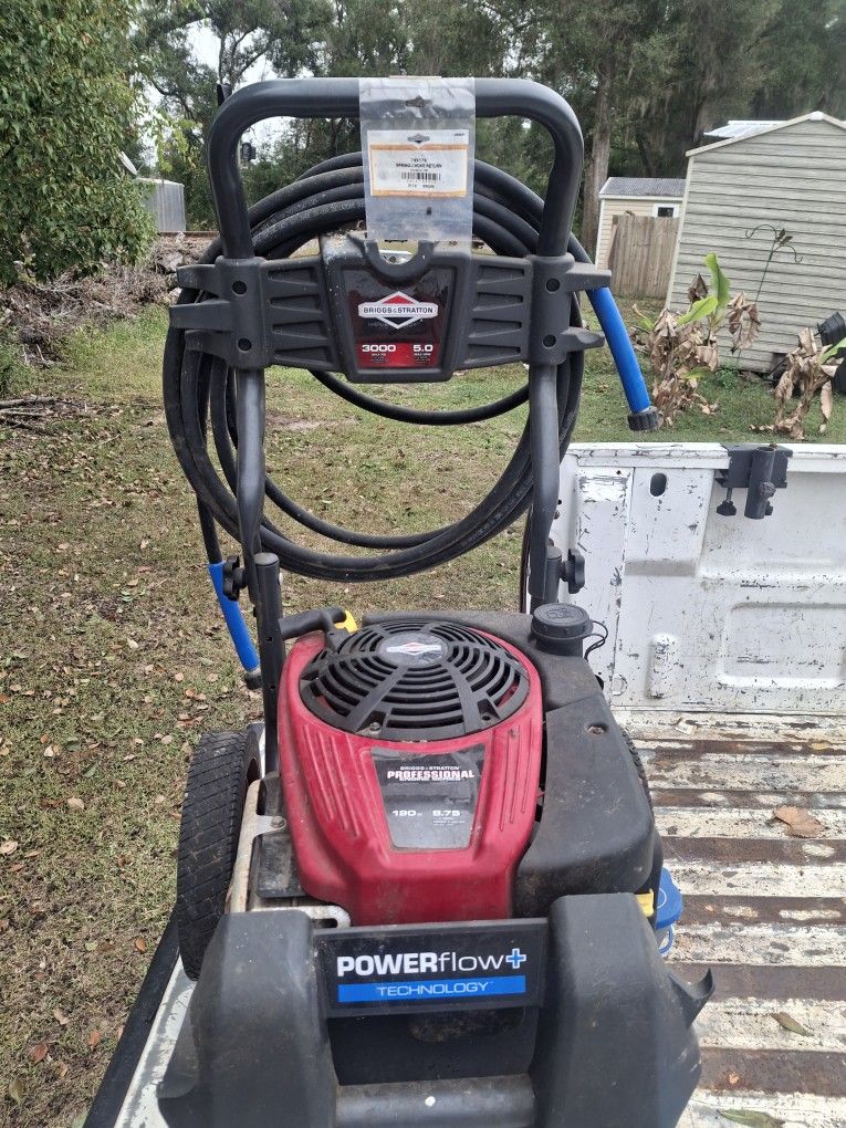 Pressure washer.