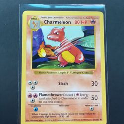 1999 Pokemon Game Charmeleon Shadowless #24 