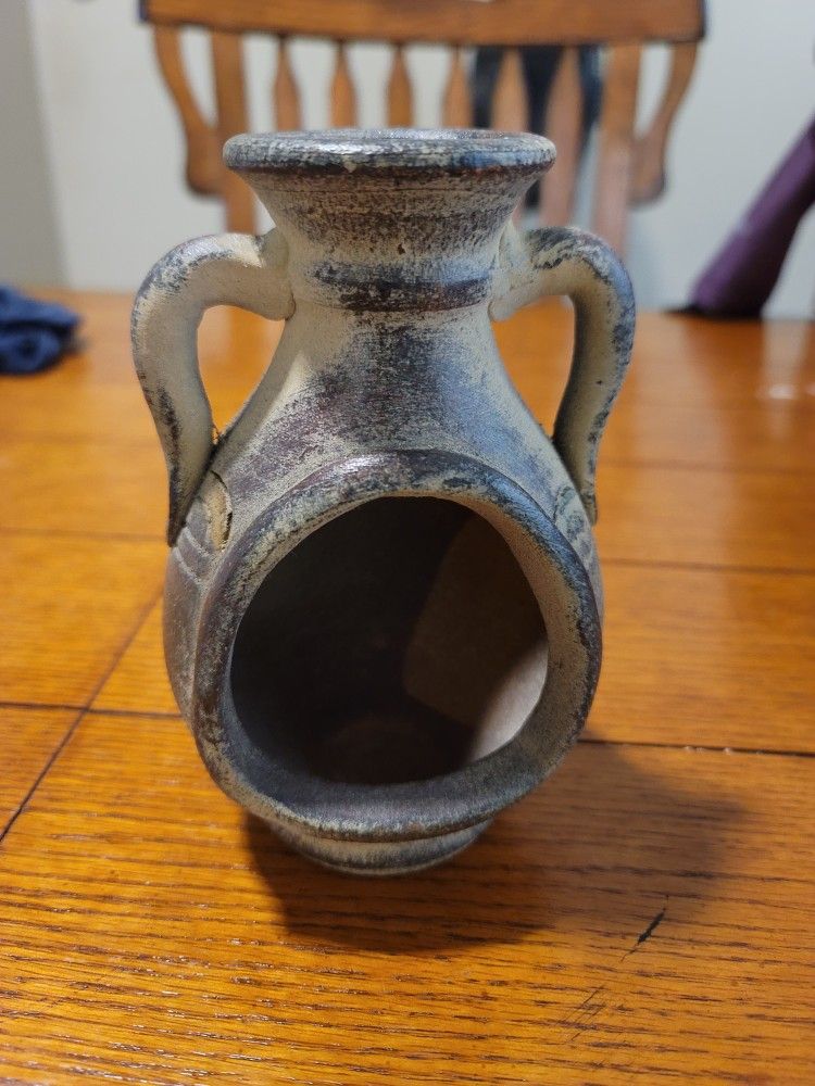 Ceramic Chiminea Candle Holder