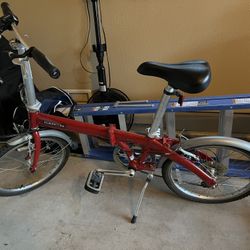 7 Speed Dahon Fold Up Bike With Carry Case
