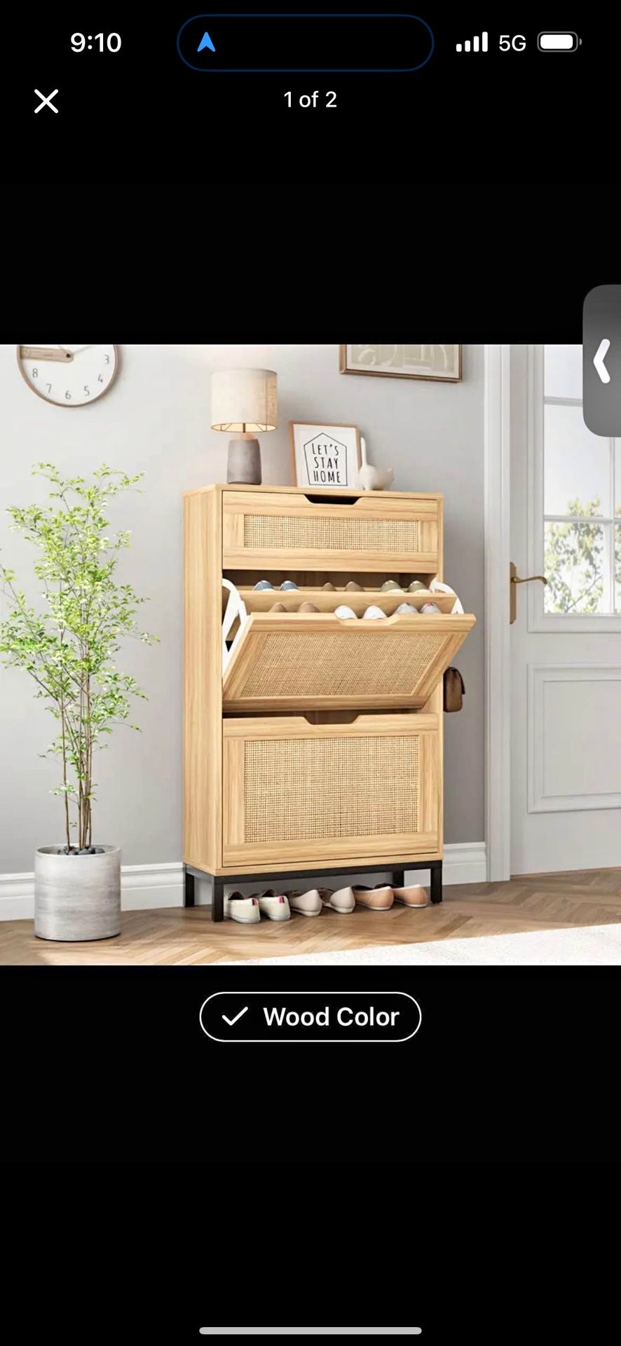 Shoe Cabinet NEW In Box