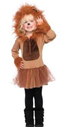 New cuddly lion child medium 7-10 $13