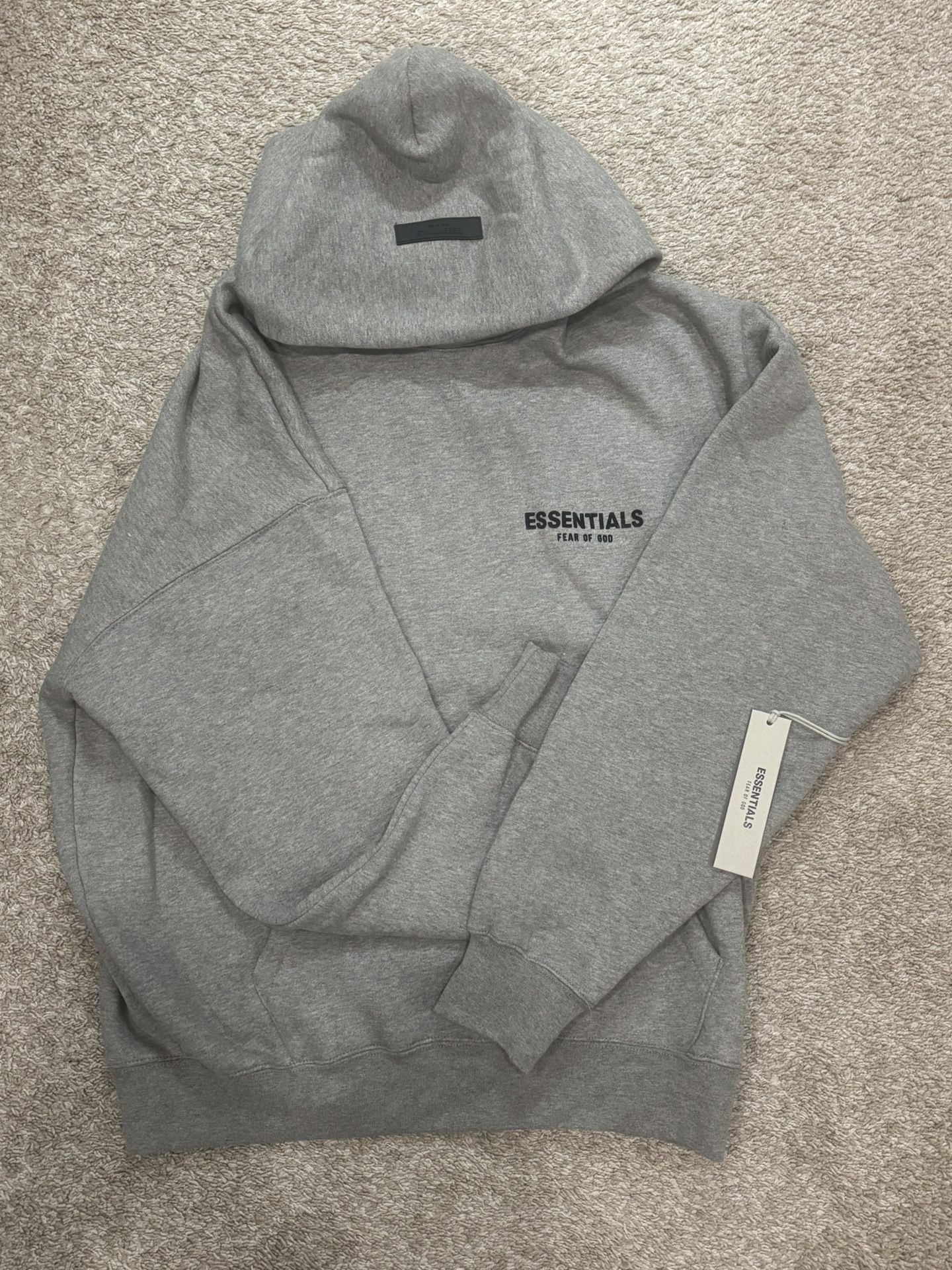 Fear Of God Essentials Hoodie (SS22) Men's Medium Dark Oatmeal