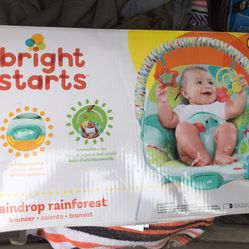 Bright Starts Raindrop Rainforest Bouncer