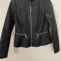 Womens Black Leather Jacket 
