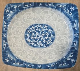 Blue and White Ceramic Decorative Plate × 5