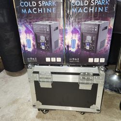 600w Cool Spark Machine (2) Unit+case