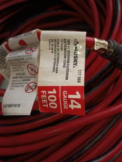 Husky 14 Gage 100' Extension Cord