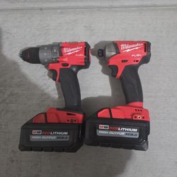 Milwaukee M18 Power Tools And 2 Milwaukee M18 Batteries For Sale 