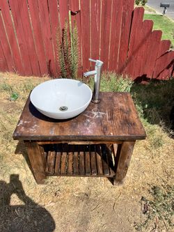 Bathroom Wooden sink
