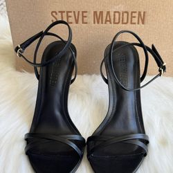 Steve Madden Women's Jypsey Sandals, Black, Size 6.5