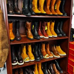 Botas De Piel Para Trabajo 