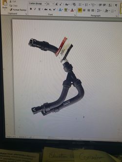 Motorcraft kh 509 hvac heater hose assembly