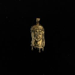 14KT Jesus Head Pendant 38160-2