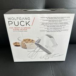Wolfgang Puck 250 Watt 5 Speed Hand Mixer