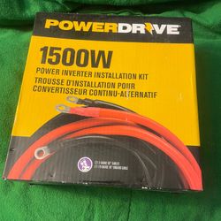 1500W PowerDrive Inveter Instilation Kit. Great For OTR Truckers