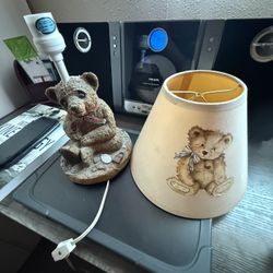 Vintage Teddy Bear Lamps 