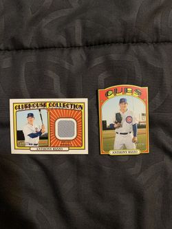 2021 Topps Heritage Anthony Rizzo Relic And Die Cut Cards