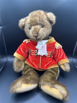 VTG 15” Limited Edition Gund Woodland Nutcracker Bear Christmas 1999