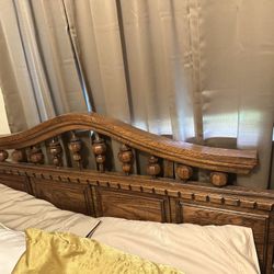 Pecan Wood Headboard 