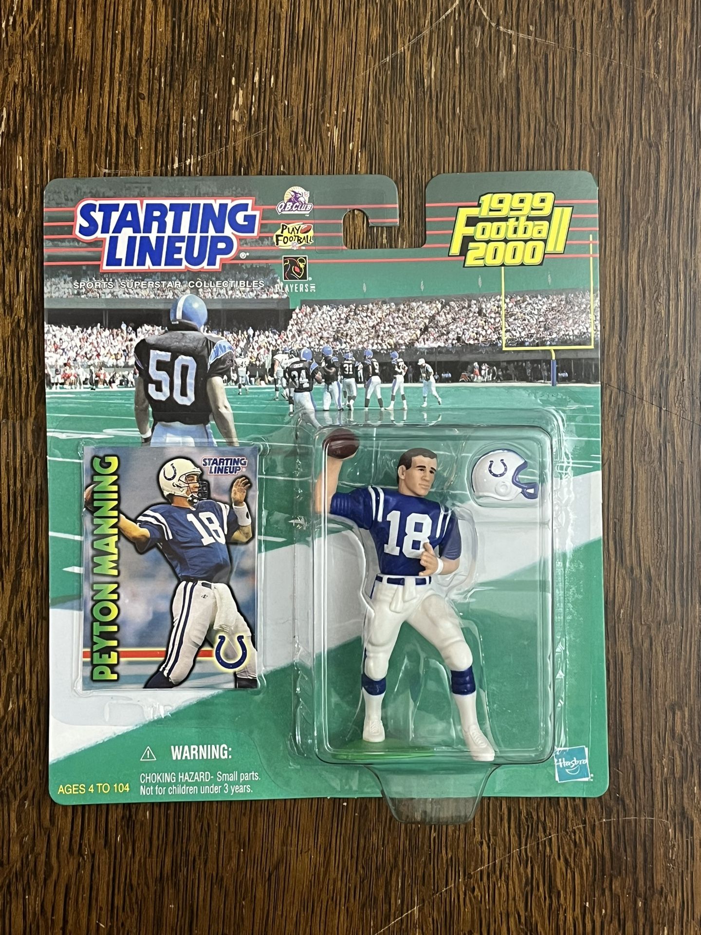 Peyton Manning Indianapolis Colts 1999 Starting Lineup Figure Brand New