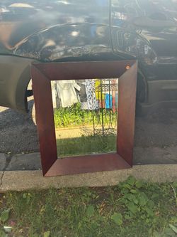Beautiful Brown Frame Mirror 