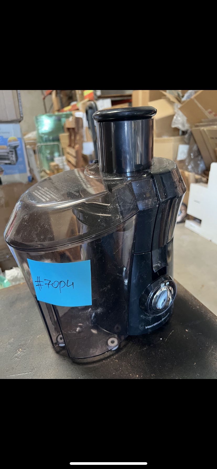 70P4 Hamilton Beach Juicer Machine, Big Mouth Large 3” Feed Chute