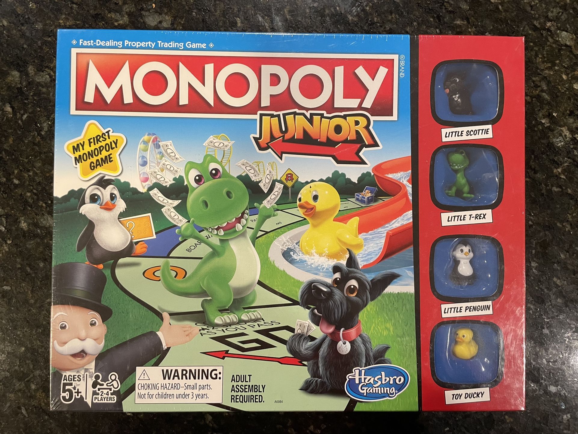 Monopoly Junior Board Game by Hasbro Kids Family Night - NWT