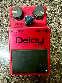 Rare Vintage PSK DL-1 Delay pedal