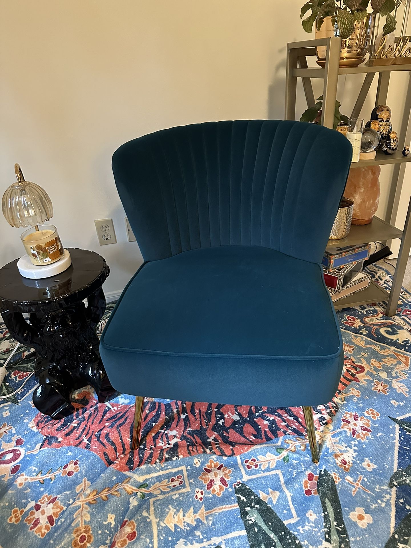 Velvet Accent Chair