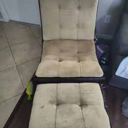 Chair With Ottoman Great Condition